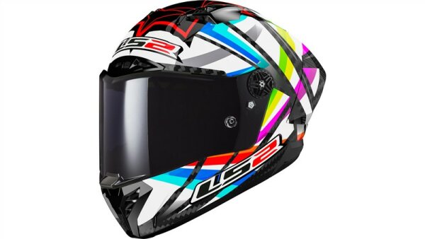 LS2 FF805 Thunder Carbon GP Aero Flash Integralhelm schwarz,bunt Gloss Black