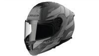 LS2 Integralhelm FF808 Stream II Shadow grau matt
