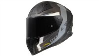LS2 FF811 Vector II Carbon Grid Integralhelm schwarz,grau...