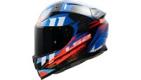 LS2 Integralhelm FF811 Vector II Carbon Tantic blau / rot