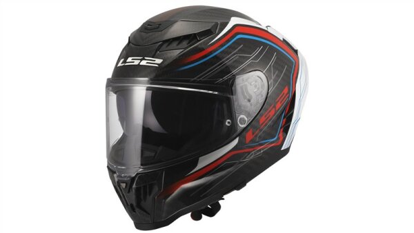 LS2 Integralhelm FF807 Dragon Subic schwarz / weiß / rot