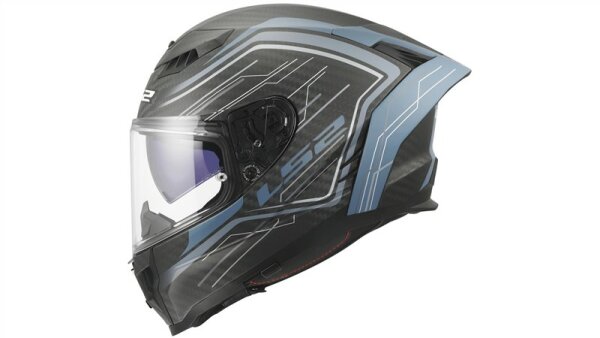 LS2 Integralhelm FF807 Dragon Subic schwarz / petrol