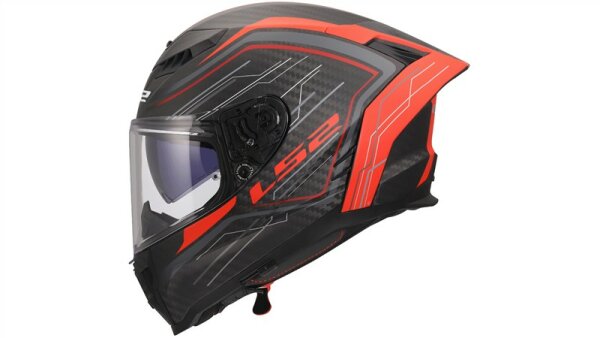 LS2 Integralhelm FF807 Dragon Subic schwarz / rot