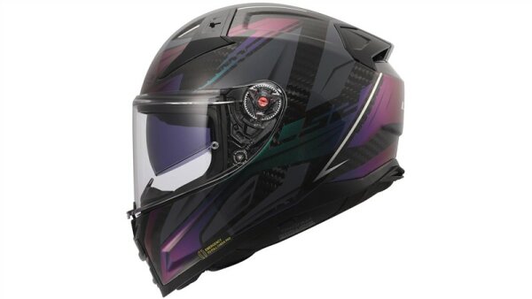 LS2 Integralhelm FF811 Vector II Carbon Savage grau / chameleon