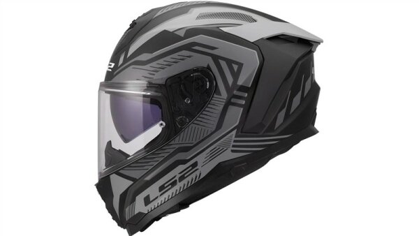 LS2 Integralhelm FF817 Challenger II Dravix grau matt