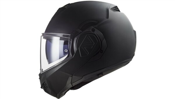 LS2 FF906 Advant Solid Klapphelm schwarz Schwarz Matt