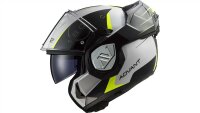 LS2 FF906 Advant Codex Klapphelm weiß,schwarz,gelb...