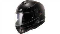 LS2 FF908 Strobe II Solid Klapphelm schwarz Black