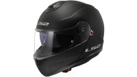 LS2 FF908 Strobe II Solid Klapphelm schwarz Matt Black