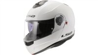 LS2 FF908 Strobe II Solid Klapphelm weiß White