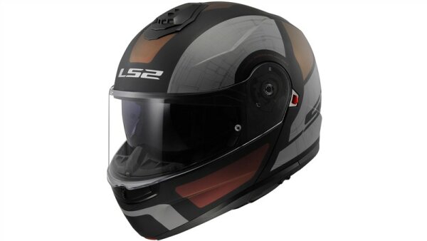 LS2 Klapphelm FF908 Strobe II Orion schwarz / grau matt