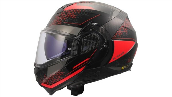 LS2 Klapphelm FF910 Advant II Astral schwarz / rot