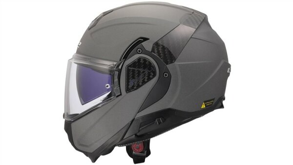 LS2 Klapphelm FF910 Advant II Solid Concrete grau matt