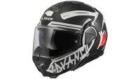 LS2 Klapphelm FF910 Advant II Tape schwarz matt / weiß