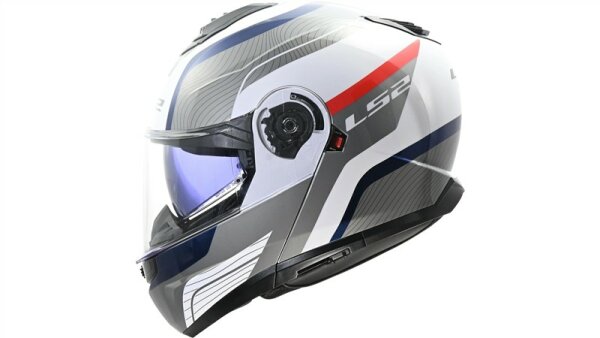 LS2 Klapphelm FF908 Strobe II Monza weiß / blau / rot