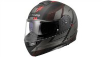 LS2 Klapphelm FF908 Strobe II Code schwarz / grau matt