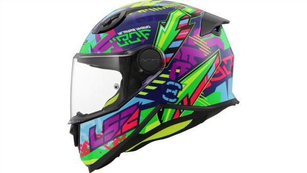 LS2 Kinder-Integralhelm FF812 Kid Svent blau / grün