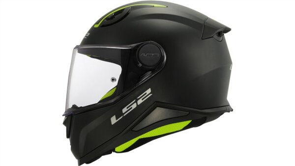 LS2 Kinder-Integralhelm FF812 Kid Solid schwarz matt