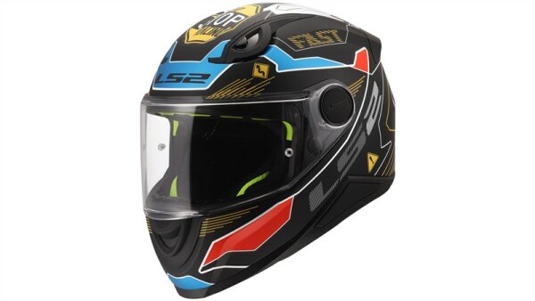LS2 Kinder-Integralhelm FF812 Kid Zero grau / rot