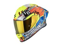 Scorpion EXO-R1 EVO II AIR ARON MISANO Silber-Neongelb-Blau