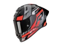 Scorpion EXO-R1 EVO II AIR ADRENALINE Schwarz-Rot-Silber