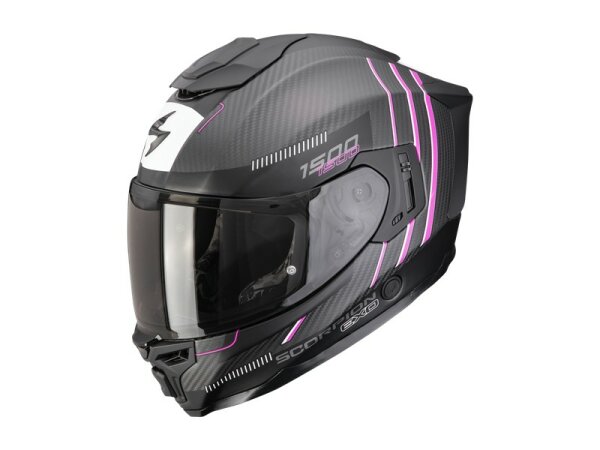 Scorpion EXO-1500 CARBON AIR ZITY Matt-Schwarz-Rosa