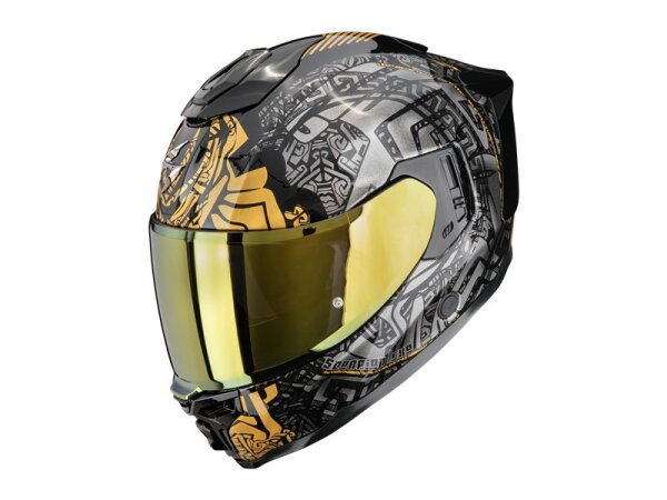 Scorpion EXO-1500 AIR APUS Schwarz-Grau-Gold