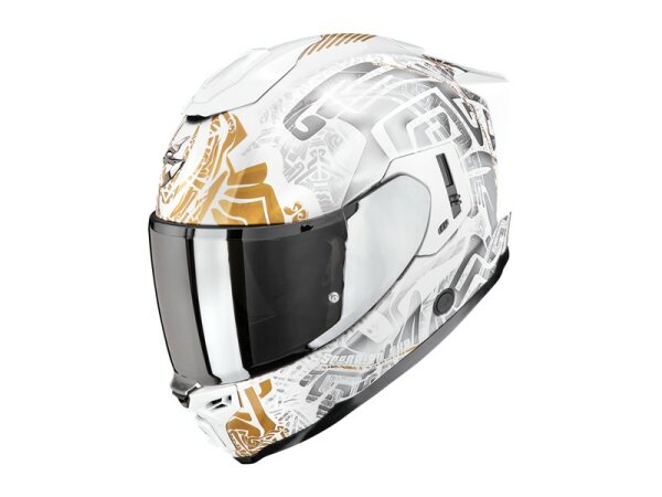Scorpion EXO-1500 AIR APUS Perlweiss-Grau-Gold