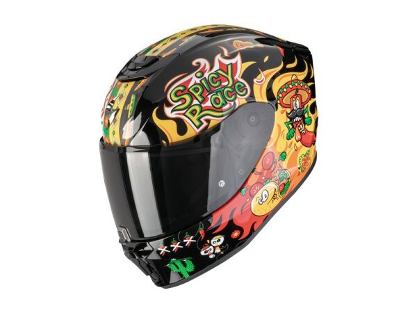 Scorpion EXO-JNR AIR YUCATAN Schwarz-Gelb-Rot
