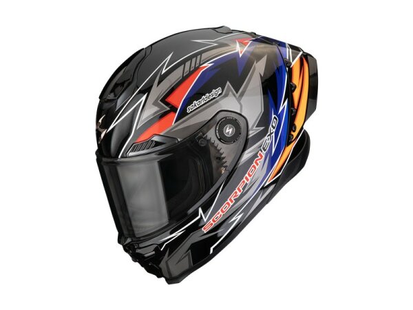 Scorpion EXO-RACE AIR CARBON MOVE ON Schwarz-Blau-Orange