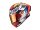 Scorpion EXO-RACE AIR CARBON KOBRA Blau-Gelb-Rot