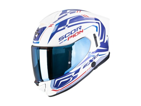 Scorpion EXO-530 AIR SLOPE Weiss-Blau-Rot