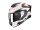 Scorpion EXO-530 AIR CLIP Weiss Matt-Schwarz-Rot