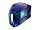 Scorpion EXO-530 AIR CLIP Blau-Schwarz-Rot