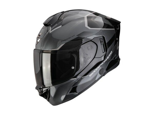 Scorpion EXO-530 AIR CLIP Silber-Schwarz