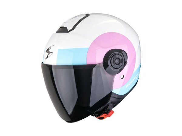 Scorpion EXO-CITY II SHEER Weiss-Rosa-Hellblau