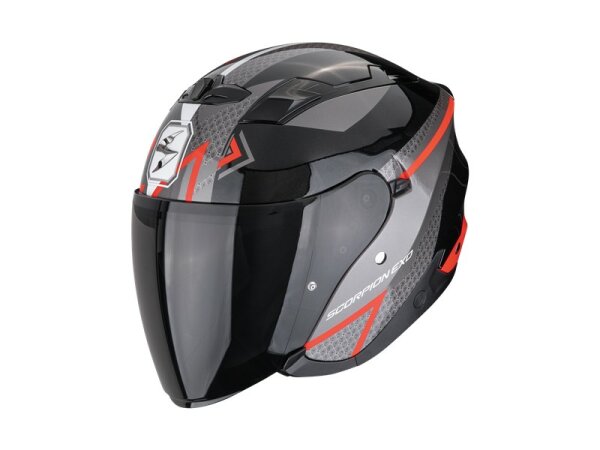 Scorpion EXO-230 LOOP Metall-Schwarz-Rot