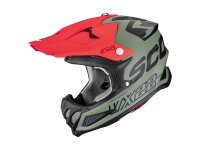 Scorpion VX-22 AIR UPDOWN Matt Grün-Schwarz-Rot
