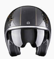 Scorpion BELFAST EVO CARBON ZIPPY Schwarz-Gold