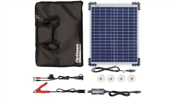 OptiMATE Solar DUO 20W Travel Kit LADEGERAET OPTIMATE SOLAR DUO 20W