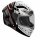 Airoh Helm Connor Masker schwarz/grau-rot
