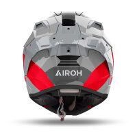 Airoh Helm GP 800 Competition grau/schwarz-rot