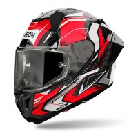 Airoh Helm GP 800 Must schwarz/weiß-rot