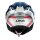 Airoh Helm GP 800 Hurricane weiß/schwarz-blau-rot