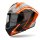 Airoh Helm Matryx Wide grau/schwarz-orange-weiß