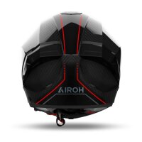 Airoh Helm Matryx Carbon Stylisch schwarz/rot