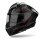 Airoh Helm Matryx Carbon Stylisch schwarz/rot