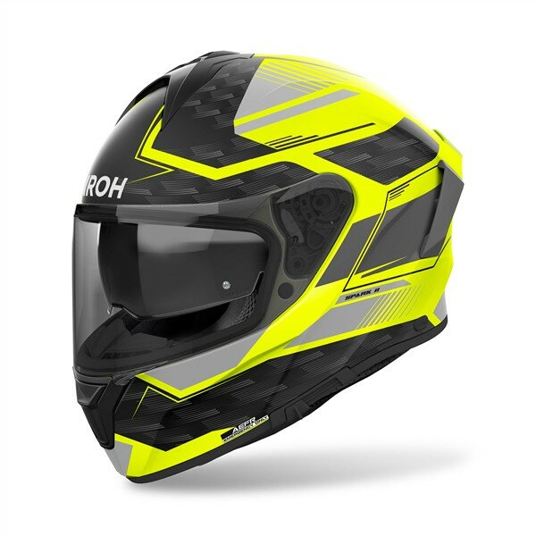 Airoh Helm Spark 2 Zenith matt-schwarz/grau-fluo-gelb