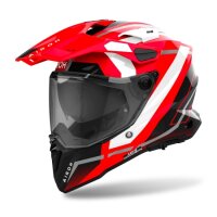 Airoh Helm Commander 2 Mavick rot/schwarz-weiß
