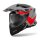 Airoh Helm Commander 2 Reveal matt-grau/schwarz-rot